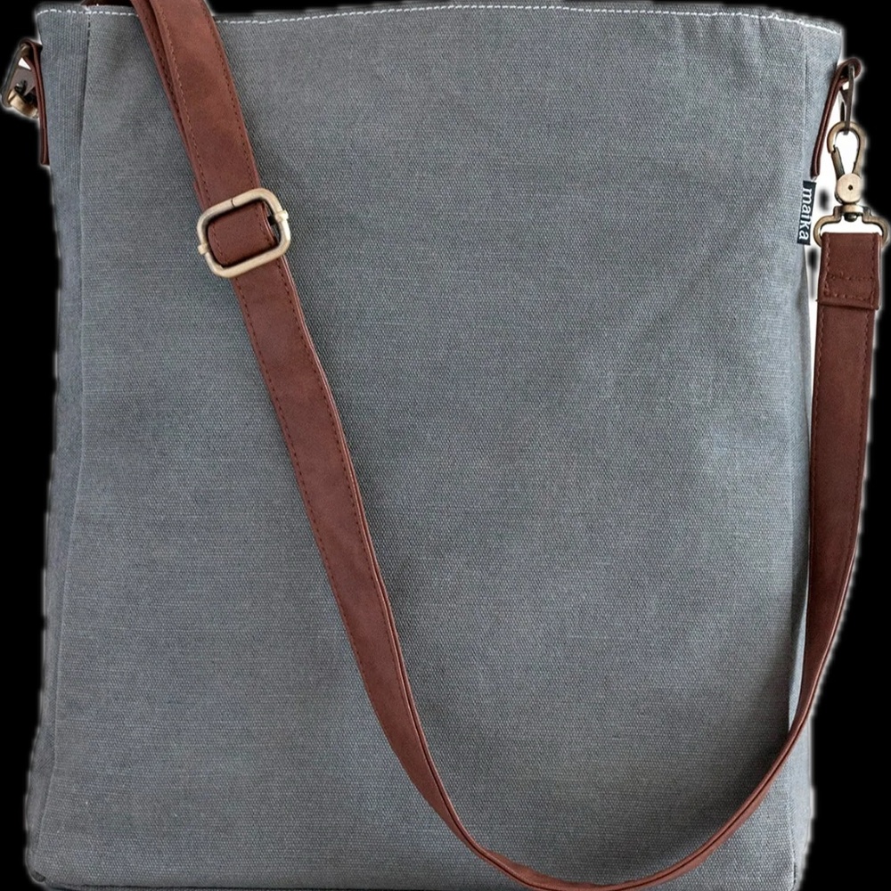 Maika City Sling Waxed Ash Bag